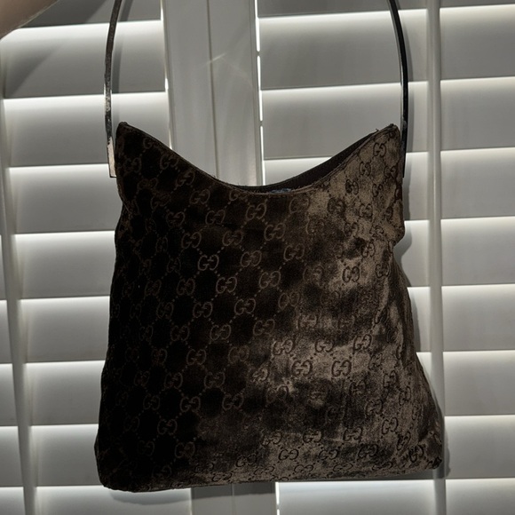 Gucci Handbags - Authentic Gucci Tom Ford rare RUNWAY bag👜🤎Shimmery Guccissima VINTAGE